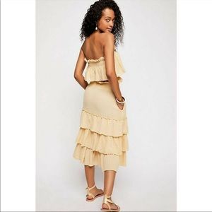 Free People Sea Breeze Midi Skirt Set XS